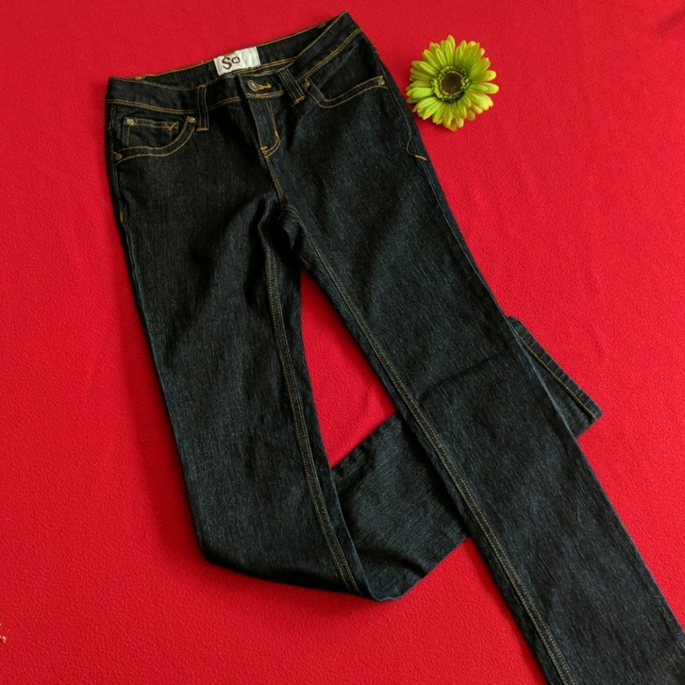 SO Dark Wash Super Skinny Rail Jeans sz.0 NWOT#211